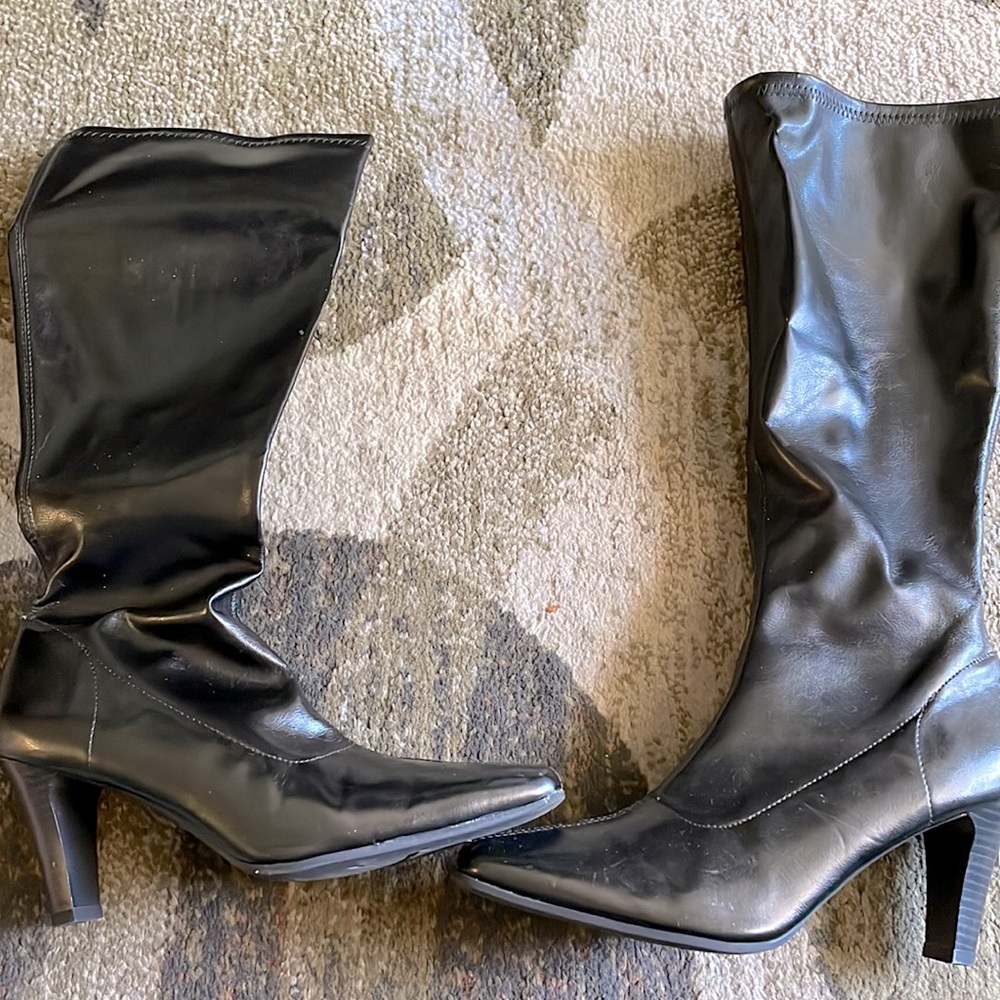Covington Leather knee length boots